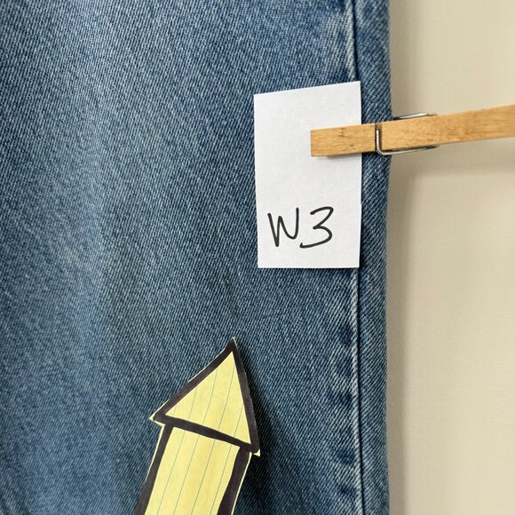 3 PAIR LOT- LL BEAN Men's 38x28 Medium Blue Jeans - WORK PANTS - Picture 13 of 13